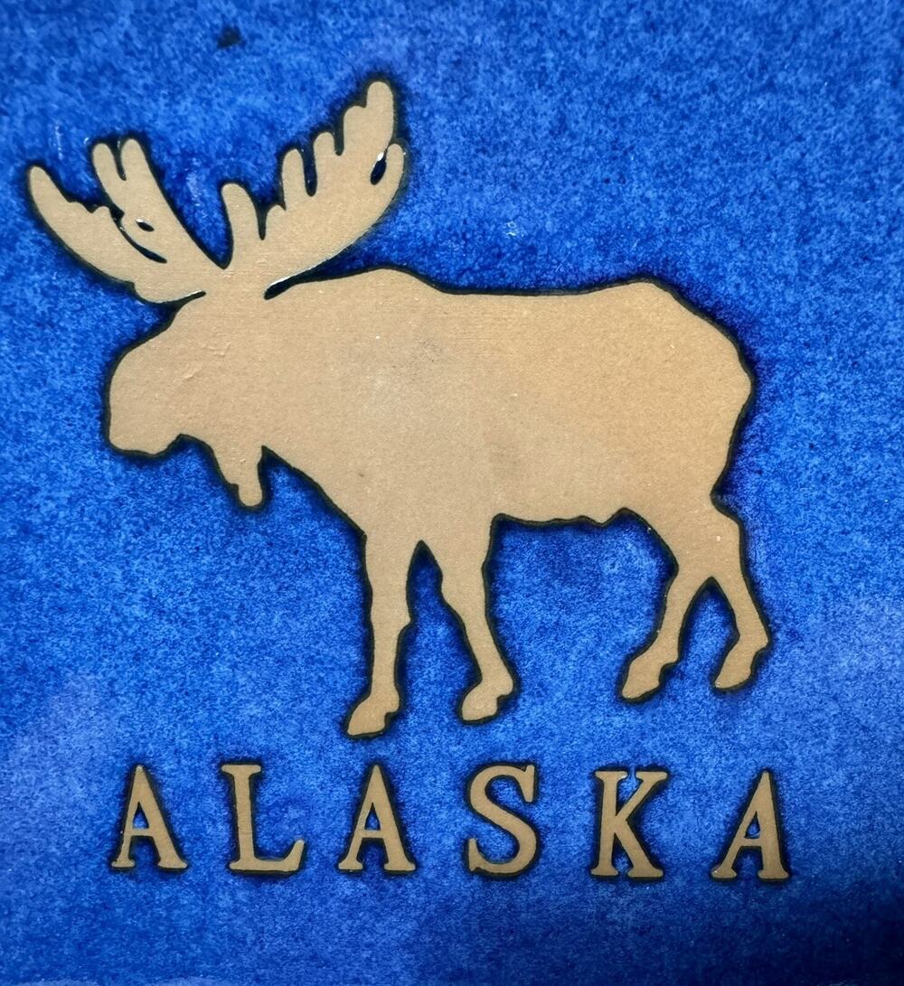 Alaska Moose Tile Trivet 6”